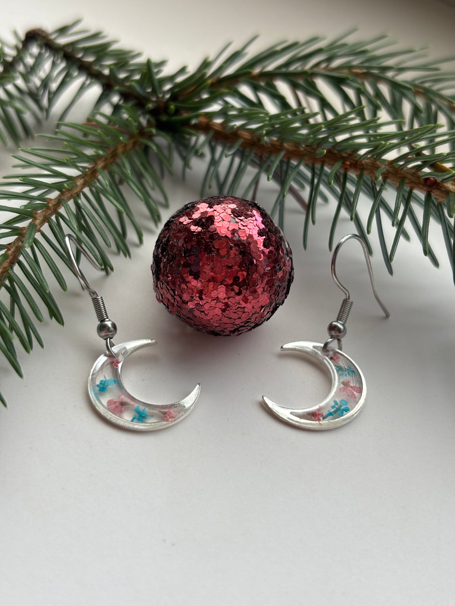 Wintermaan – Maantjes met Dille Bloemen - Zilveren variant