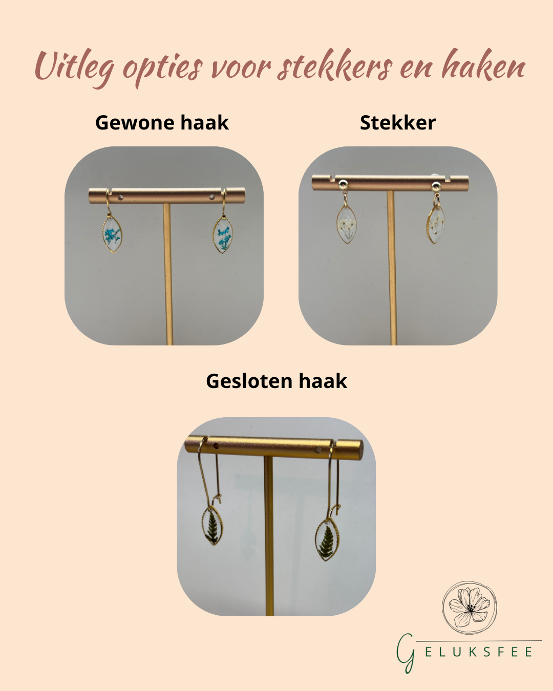 Herfstcollectie - tweekleurige goude traandruppel oorbellen